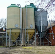 Photo 6x4 Feed Silos at Elsham