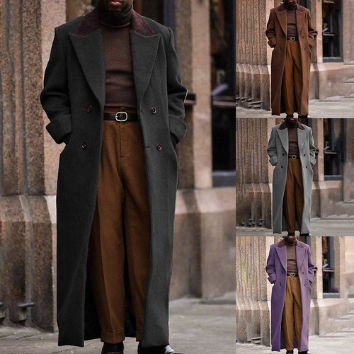 Double breasted coat - coat, woolen