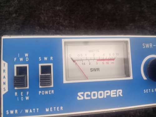Swr watt meter - scooper, cb