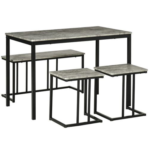 Dining table and chairs - chairs, 4