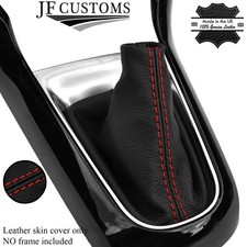 RED STITCH TOP GRAIN LEATHER