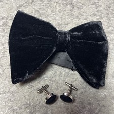 Moss Bros Black Bow Tie -