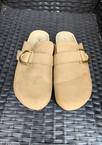 Ladies suede mules clogs - mules,