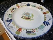 WOOD AND SONS HOLLY COTTAGE DINNER PLATES X 4