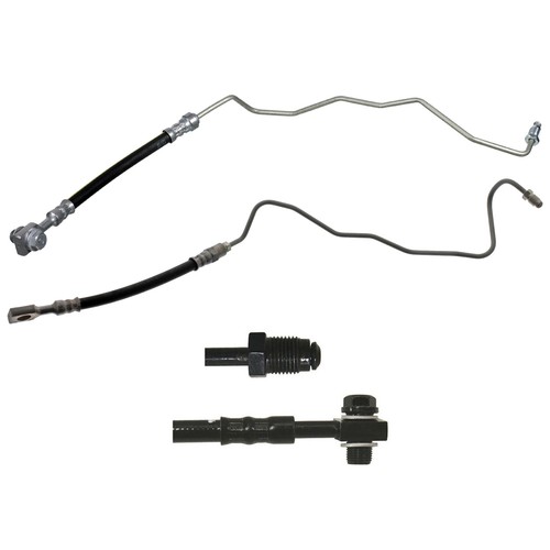 Pair rear brake hoses - rear,