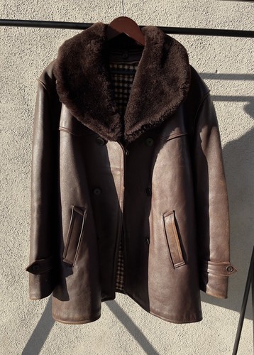 Vintage ww2 brown - ww2, leather