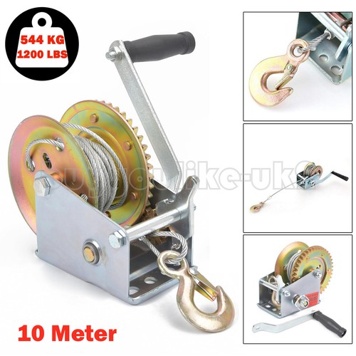 1200lb hand powered winch boat - 1200lb,
