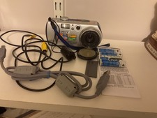 Digital Camera. Sony Cyber Shot 2.1 Silver, used condition  With carrying case.