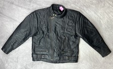 Vintage black padded leather - vintage,