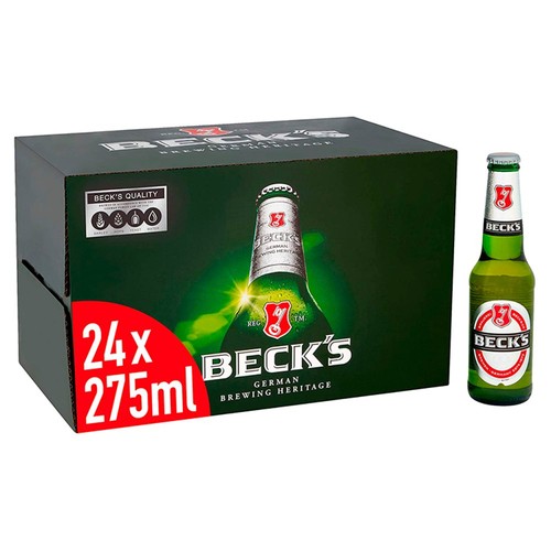 Beck beer bottle - beck’s, 275ml