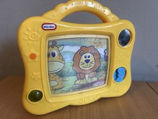 Rare Little Tikes Jungle Animals Moving Screen Musical Toy Television