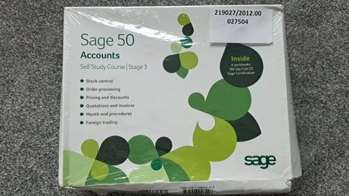 Sage accounts 2012 stage 3 - 50,