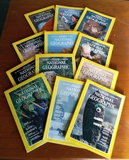 Full Year Set Of 12 National Geographic Magazines From 1980