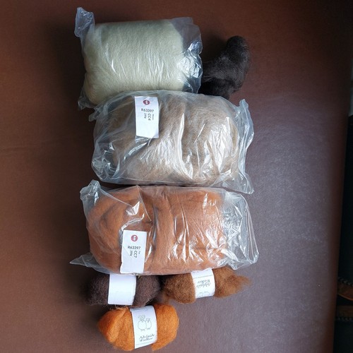 Needle felting wool job - felting,