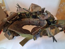 British Army Webbing Belt Kit Rangemaster Hip Pad No Yoke See Description + Pics