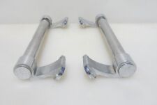 Vintage Chromed Brass Door Handles Shop Pulls Old Pub Cinema Art Deco French 11"