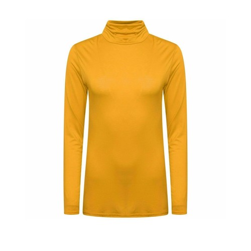 Ladies womens polo neck roll - womens,