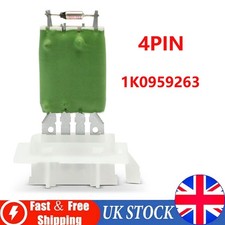HEATER BLOWER MOTOR FAN RESISTOR 1K0959263 For VW GOLF MK 5/6 PASSAT B6 B7 Jetta