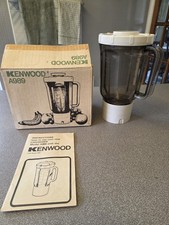 Kenwood Chef A989 Liquidiser White With Smoked Acrylic Goblet Fully Restored