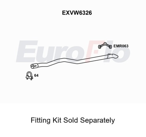 Rear muffler silencer insert - rear,