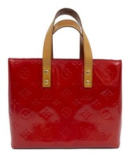 LOUIS VUITTON Handbag Vernis Lead PM M91088 Rouge