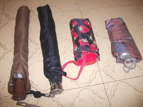 Job lot four umbrellas - lot,