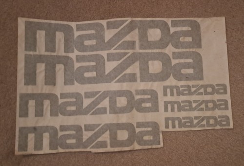 Mazda various sizes stickers - sizes,