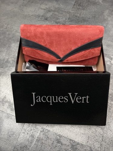 Jacques vert rust clutch bag - rust,