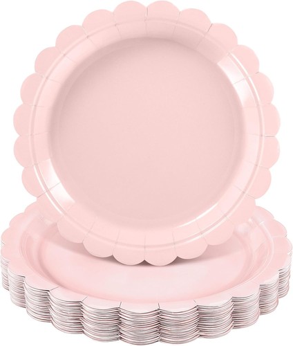 Pcs pink paper - pink, plates