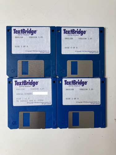 Xerox textbridge ocr - textbridge, v3.05