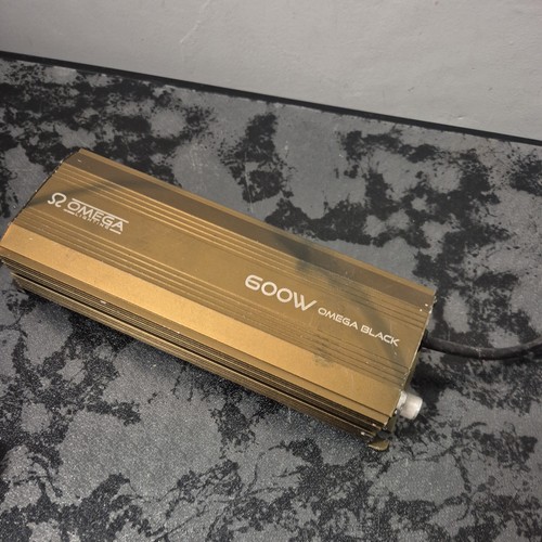 Omega black 600 watt - 600, dimmable