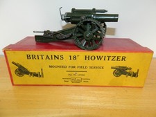 VINTAGE BRITAINS LEAD SOLDIERS 18" HOWITZER 2107              CANNON      VGC