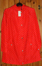 BON MARCHE LIGHTWEIGHT SHOWER PROOF HOODED SUMMER JACKET LINED CERISE 20 UNWORN