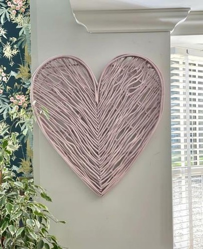 Large rose pink wicker - rose,