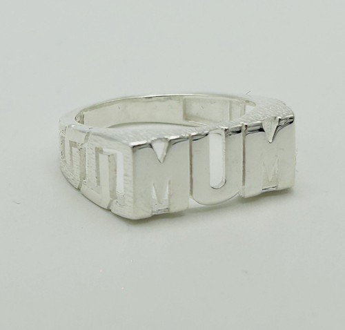 Solid 925 sterling silver mum - solid,