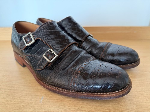 Grenson brown double monk - double,