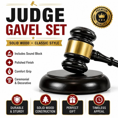 Professional wooden auction - professional,