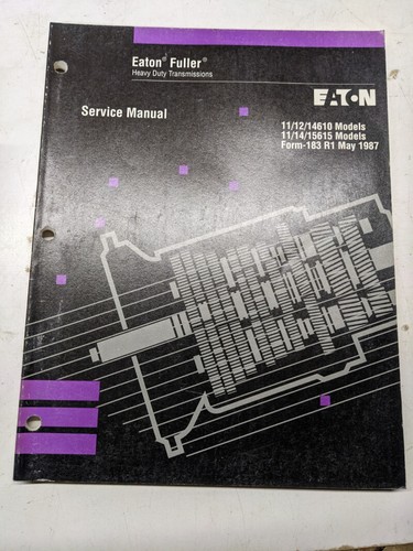 Eaton fuller service overhaul - fuller,