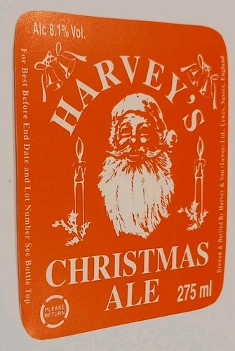 Harveys christmas ale - -,
