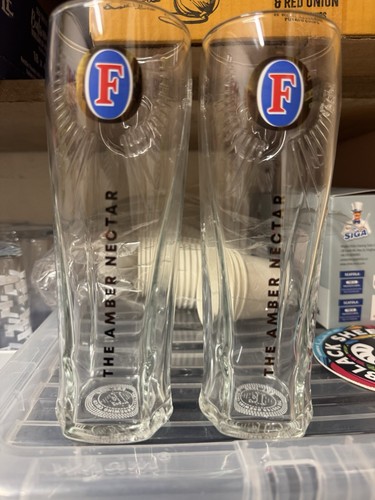 Fosters pint glasses - fosters, new