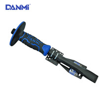 DANMI 300mm Flat Masonry Chisel Carbon Steel Stone & Concrete Tool Rubber Handle