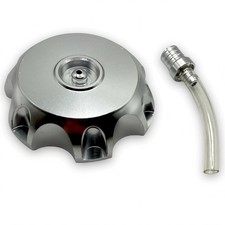 SILVER CNC ALLOY FUEL CAP PETROL TANK 50cc 90cc 110cc Fits for Stomp M2r