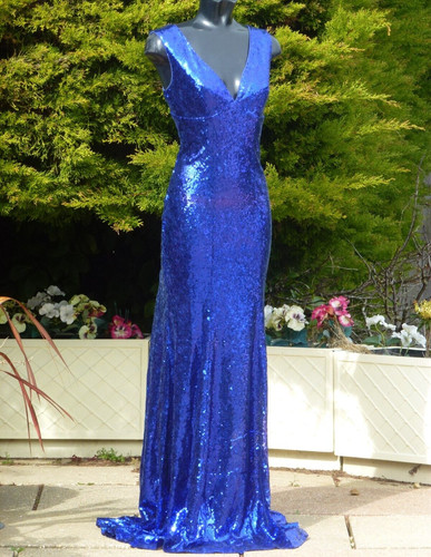 Goddiva sequin maxi - dress, 12