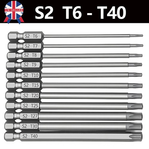 11pcs long reach torx star - long,