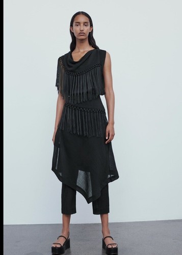 Zara fringe shirt - shirt, &