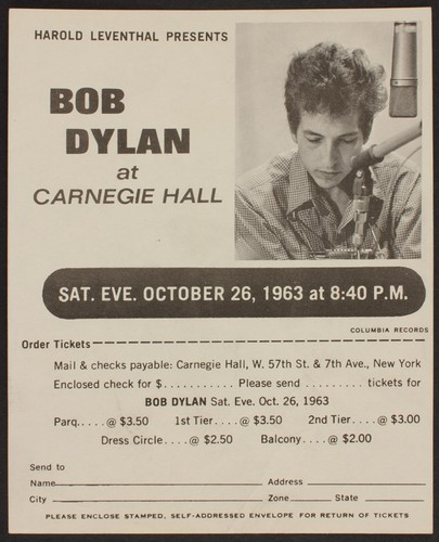 Bob dylan concert poster - dylan,