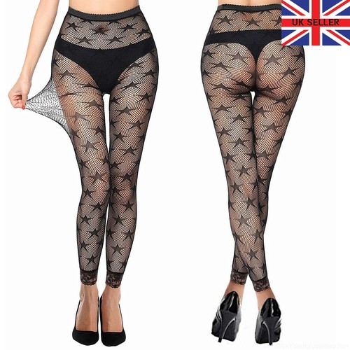 Womens stars footless tights - stars,