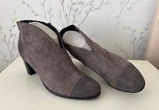 Ara Suede Ankle Boots - Size UK 5