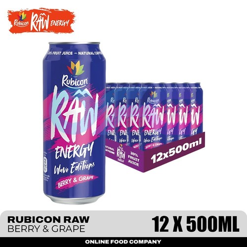 Rubicon raw energy drinks - rubicon,