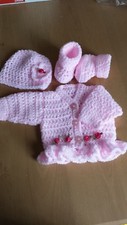 ✨Handmade  Crochet Baby Cardigan Set - Twinkle